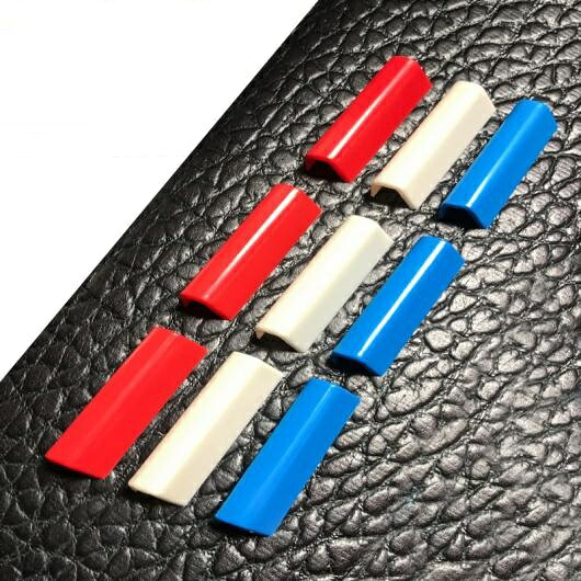 6/9PC 適用: プジョー/PEUGEOT 308S 301 408 508 2008 フロント グリル 装飾 ストリップ トリコロール カバー 9ピース AL-PP-6353 AL Exterior parts for cars