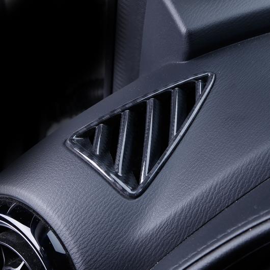 2ピース 適用: マツダ CX-3 2018 吹き出し口 装飾 フレーム カーボンファイバー パターン AL-PP-6406 AL Interior parts for cars