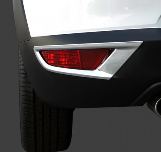 2ピース 適用: マツダ CX-3 2018 リア フォグライト 装飾 フレーム AL-PP-6423 AL Exterior parts for cars