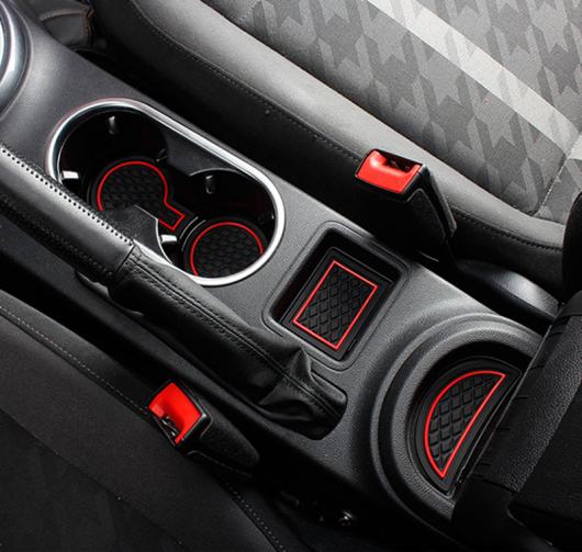 8ピース 適用: フォルクスワーゲン/VOLKSWAGEN ビートル 2012-2017 ドア スロット ドリンクホルダー ストレージ タンク 滑り止め マット AL-PP-6504 AL Car parts