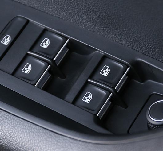 7ピース 適用: シュコダ コディアック カロック スペルブ ウインドウ リフティング キー 装飾 ステッカー AL-PP-6611 AL Interior parts for cars