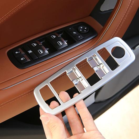 4ピース 適用: マセラティ/MASERATI レバンテ ガラス リフティング ボタン 装飾 フレーム AL-PP-6820 AL Interior parts for cars