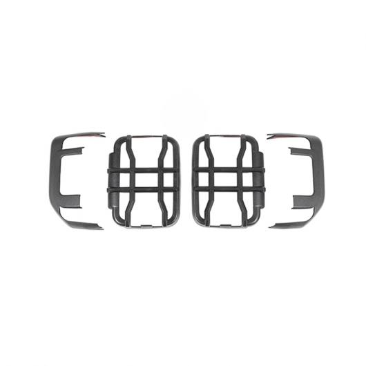 テールライト カバー リア ランプ ガード プロテクター アクセサリー 適用: ジープ/JEEP グラディエーター JT 2018-2020 LED テールライト のみ ブラック AL-PP-7455 AL Car parts