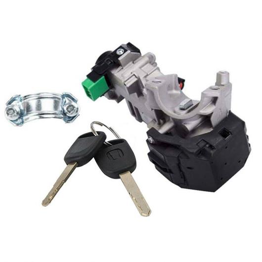 イグニッション スイッチ シリンダー ロック オート トランス＋2 キー 適用: 03-11 ホンダ アコード CRV フィット シビック オデッセイ 35100-SDA-A71 シルバー ブラック AL-PP-8359 AL Car parts