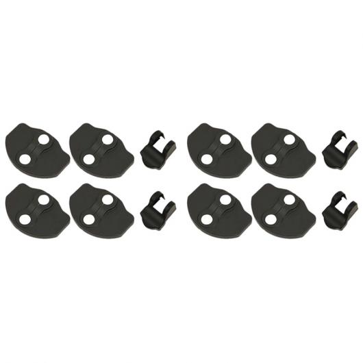 8X ドア ロック プロテクター カバー 防錆 ラッチ カバー ドア ストッパー カバー 適用: テスラ/TESLA モデル 3 ブラック AL-PP-8599 AL Car parts