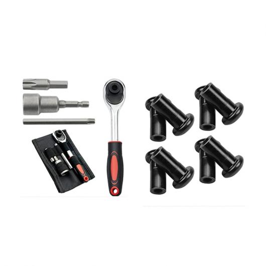 ハード トップ ドア リムーバル トルクセット 82214166AB 68361574AB＋ドア ヒンジ ナット 適用: 2007-2021 ジープ/JEEP ラングラー JK JL ブラック AL-PP-8729 AL Car parts