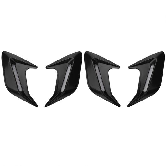 2ピース ユニバーサル ベント 装飾 スタイル エア フロー 吹き出し口 フード ブラック AL-PP-9239 AL Car parts