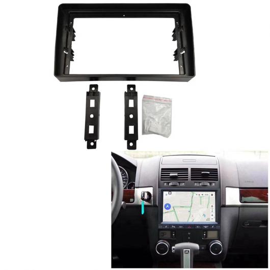 ラジオ アダプタ マウント ダッシュ ベゼル トリム キット 適用: VW トゥアレグ 2003-2010 AL-PP-9297 AL Car parts