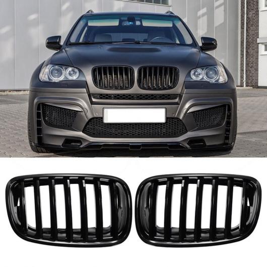 光沢ブラック フロント バンパー インテーク グリル 適用: BMW E70 E71 X5 X6 2007-2013 AL-PP-9613 AL Exterior parts for cars