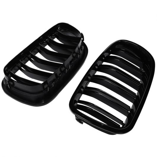 グリル 光沢ブラック スポーツ 適用: BMW F10 F18 F02 F11 M5 10-15 デュアル スラット AL-PP-9687 AL Exterior parts for cars