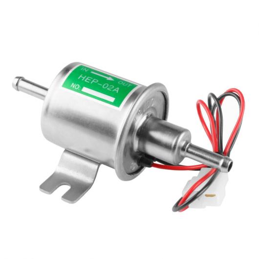 ユニバーサル 12V HEP-02A フューエル トランスファー ポンプ インライン 電動 ロー プレッシャー フューエル ポンプ ガス フューエル ポンプ タイプ001 AL-QQ-0157 AL Car parts