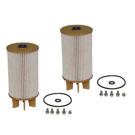 2ピース フューエル フィルター パーツ ナンバー 16403-4KV0A フューエル フィルター エレメント フューエル ウォーター セパレーター 適用: 日産 ナバラ NP300 タイプ001 AL-QQ-1373 AL Car parts