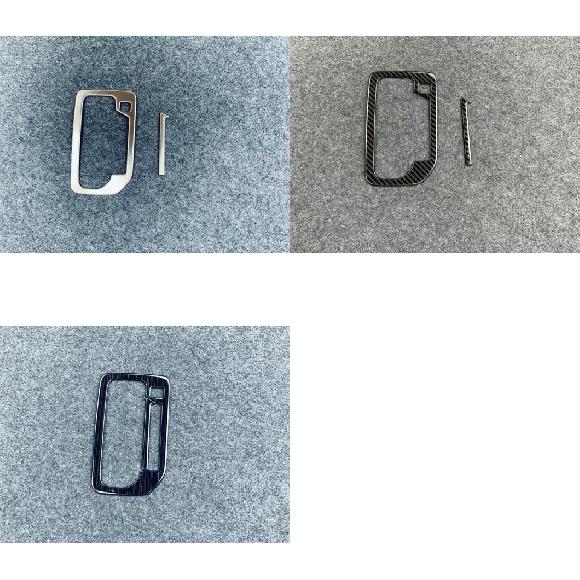 適用: スズキ HUSTLER MR52S/MR92S 2020 2021 ステンレス スチール ギア シフト パネル センター コンソール カバー トリム フレーム ステッカー シルバー～ピアノブラック AL-QQ-3290 AL Interior parts for cars