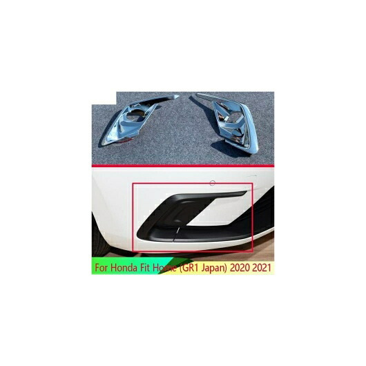 適用: ホンダ フィット GR1 2020 2021 ABS クローム フロント フォグライト ランプ カバー トリム モールディング ベゼル ガーニッシュ ステッカー AL-QQ-3111 AL Exterior parts for cars｜オートパーツエージェンシー2号店