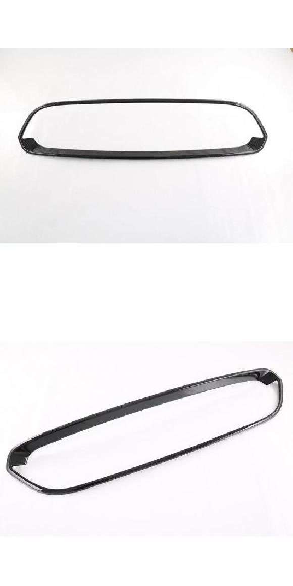 適用: ミニ カントリーマン F60 2020 2021 2022 カーボンファイバー調 フロント センター メッシュ グリル グリル カバー ラジエーター ストリップ トリム 装飾 カーボン調・ピアノブラック AL-QQ-3648 AL Car parts