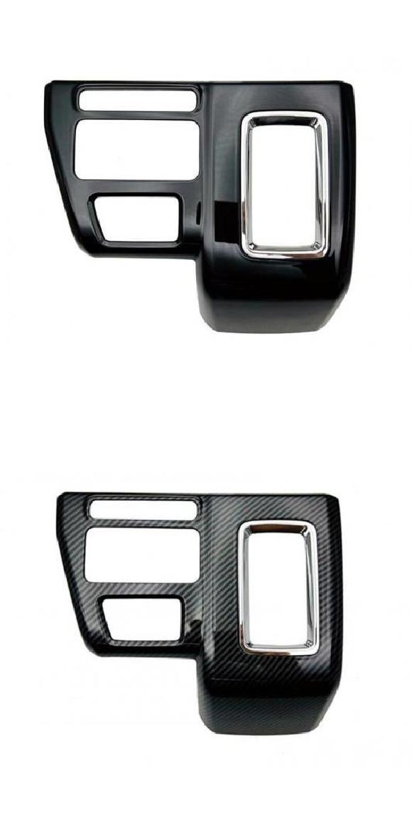適用: ダイハツ アトレー ハイゼット カーゴ 2021 2022 2023 ABS クローム ギア シフト パネル センター コンソール カバー トリム フレーム ブラック・カーボン調 AL-QQ-3687 AL Car parts|オートパーツエージェンシー2号店