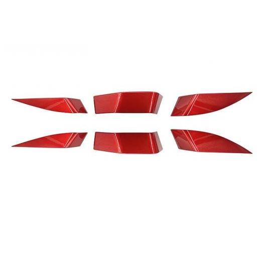 適用: スバル フォレスター SK 2018 2019 2020 装飾 アクセサリー ラゲッジ ラック 装飾 スパンコール カバー トリム アクセサリー レッド AL-QQ-4547 AL Exterior parts for cars