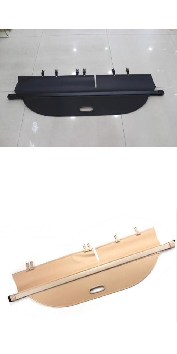 適用: トヨタ RAV4 2014 2015 2016 2017 2018 アルミニウム + キャンバス リア カーゴ カバー トランク スクリーン セキュリティ シールド シェード アクセサリー ブラック・ベージュ AL-QQ-4468 AL Interior parts for cars
