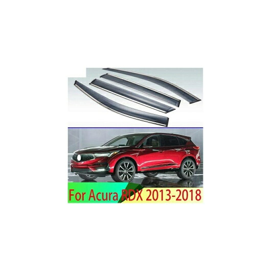 適用: アキュラ/ACURA RDX 2013-2018 プラスチック エクステリア バイザー 吹き出し口 シェード ウインドウ サン レイン ガード デフレクター 4ピース AL-QQ-4490 AL Exterior parts for cars|オートパーツエージェンシー2号店
