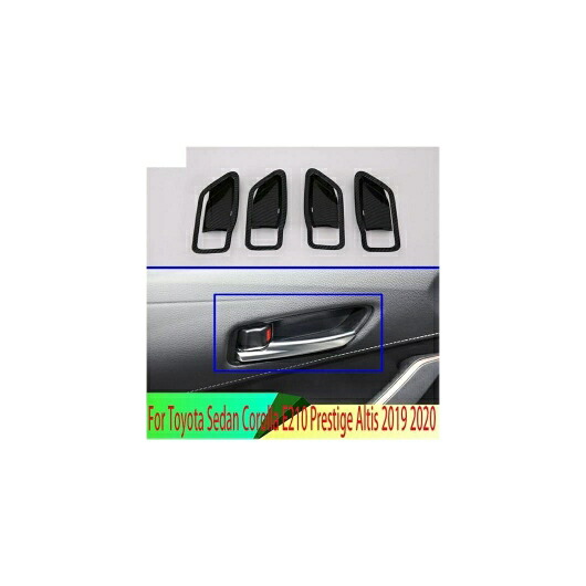 適用: トヨタ セダン カローラ E210 プレステージ アルティス 2019 2020 インナー ドア ハンドル カバー キャッチ ボウル トリム ベゼル フレーム ガーニッシュ AL-QQ-4531 AL Interior parts for cars|オートパーツエージェンシー2号店