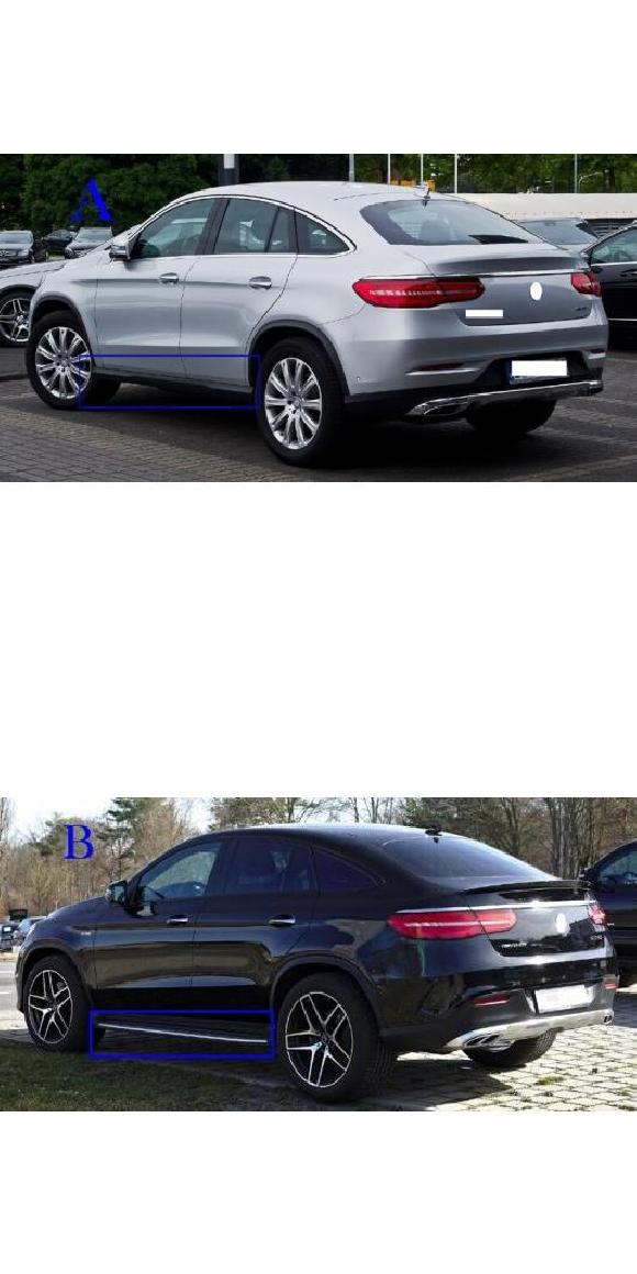 適用: メルセデス・ベンツ GLE-クラス クーペ C292 GLE250 350 2012-2018 マッド フラップ スプラッシュ ガード フェンダー マッドガード 4ピース タイプA・タイプB AL-QQ-4637 AL Exterior parts for cars 14,585円