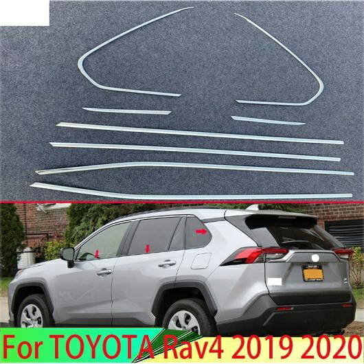 適用: トヨタ RAV4 2019 2020 装飾 アクセサリー ボディ スタイリング スティック ステンレス スチール ウインドウ ガーニッシュ ウインドウ ストリップ トリム AL-QQ-4699 AL Exterior parts for cars｜オートパーツエージェンシー2号店