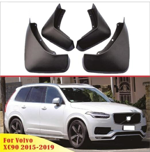 適用: ボルボ/VOLVO XC90 2015-2019 マッド フラップ スプラッシュ ガード フェンダー マッドガード キット マッド フラップ スプラッシュ ガード マッドガード 4ピース AL-QQ-4706 AL Exterior parts for cars