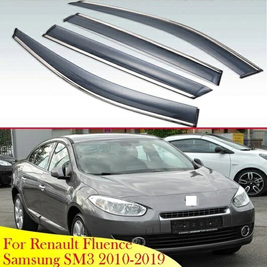 適用: ルノー/RENAULT フルエンス サムスン SM3 2010-2019 プラスチック エクステリア バイザー 吹き出し口 シェード ウインドウ サン レイン ガード デフレクター AL-QQ-4726 AL Exterior parts for cars｜オートパーツエージェンシー2号店