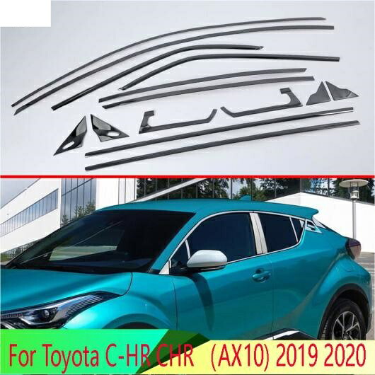適用: トヨタ C-HR CHR AX10 2019 2020 ボディ スタイリング スティック ステンレス スチール ウインドウ ガーニッシュ ウインドウ ストリップ トリム AL-QQ-4829 AL Exterior parts for cars