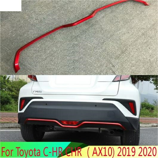 適用: トヨタ C-HR CHR AX10 2019 2020 ABS クローム レッド リア バンパー スキッド プロテクター ガード プレート AL-QQ-4907 AL Exterior parts for cars|オートパーツエージェンシー2号店