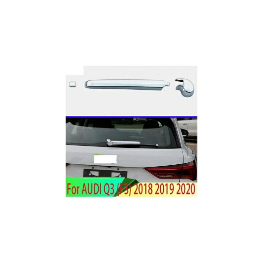 適用: アウディ/AUDI Q3 F3 2018 2019 2020 ABS クローム リア ウインドウ ワイパー アーム ブレイド カバー トリム AL-QQ-4645 AL Exterior parts for cars