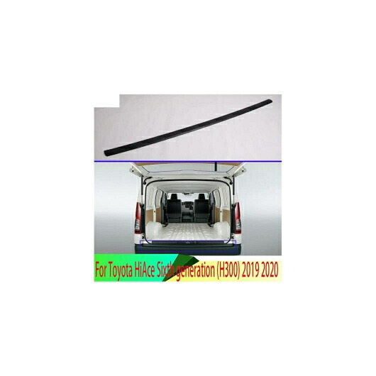適用: トヨタ ハイエース 6代目 H300 2019 2020 プラスチック リア バンパー 保護 ウインドウ シル アウトサイド トランクス 装飾 プレート AL-QQ-4658 AL Exterior parts for cars 16,176円
