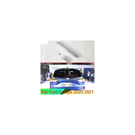 適用: フォード/FORD エスケープ クーガ 2020 2021 ABS クローム リア ウインドウ ワイパー アーム ブレイド カバー トリム オーバーレイ ノズル モールディング ガーニッシュ AL-QQ-5047 AL Exterior parts cars