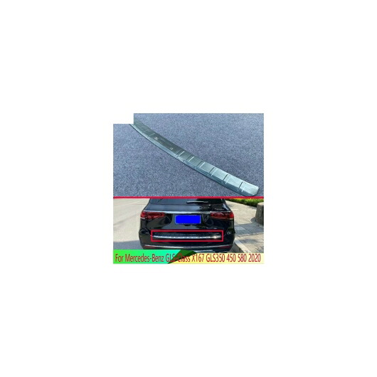 適用: メルセデス・ベンツ GLS-クラス X167 GLS350 450 580 2020 リア バンパー 保護 ウインドウ シル アウトサイド トランクス 装飾 プレート ペダル AL-QQ-5139 AL Interior parts for cars|オートパーツエージェンシー2号店