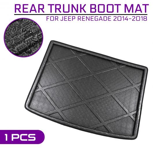 適用: ジープ/JEEP レネゲード 2014 2015 2016 2017 2018 フロア マット カーペット リア トランク 汚れ防止 カバー AL-QQ-5699 AL Interior parts for cars