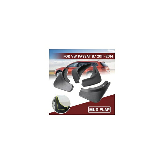 1セット 適用: VW パサート B7 2011 2012 2013 2014 マッド フラップ フロント リア マッドガード マッドフラップ フェンダー スプラッシュ ガード AL-QQ-6130 AL Exterior parts for cars
