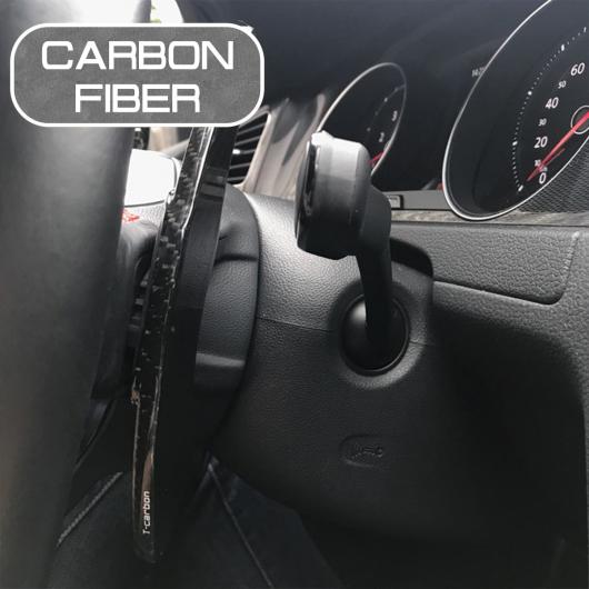 カーボンファイバー ステアリング ホイール 拡張 パドル 適用: VW ゴルフ 7 VW シロッコ 2015 2016 シフター カバー ステッカー AL-QQ-6689 AL Exterior parts for cars