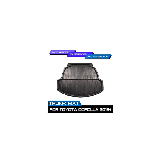 フロア マット カーペット 適用: トヨタ カローラ 2019 2020 リア トランク 汚れ防止 カバー AL-QQ-7044 AL Interior parts for cars