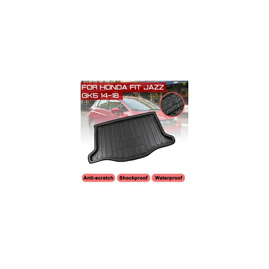 フロア マット カーペット 適用: ホンダ フィット ジャズ GK5 2014 2015 2016 2017 2018 リア トランク 汚れ防止 カバー AL-QQ-7075 AL Interior parts for cars|オートパーツエージェンシー2号店