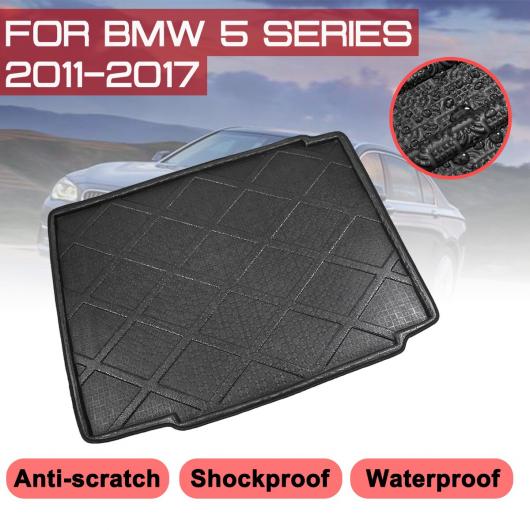 リア トランク ブーツ マット 適用: BMW 5シリーズ 2011 2012 2013 2014 2015-2017 防水 フロアマット カーペット アンチ マッド トレイ カーゴ ライナー EVA AL-QQ-7378 AL Car parts