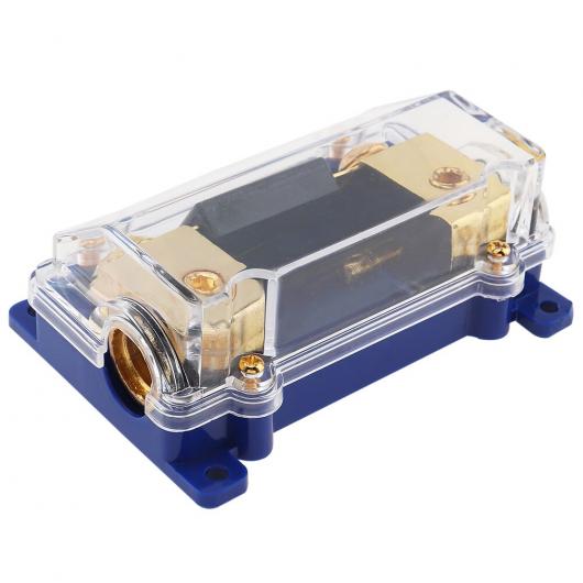 1in1ウェイ ダスト プルーフ 防水 アウト 60A オーディオ パワー ヒューズ ホルダー ヒューズ ボックス AL-RR-5414 AL Car parts