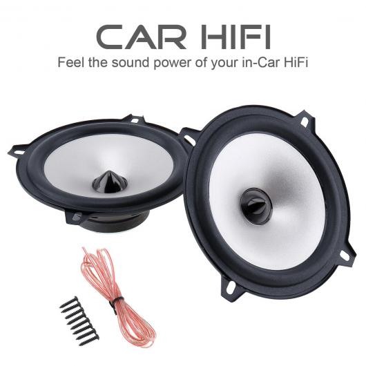 スピーカー 2ピース 5インチ 60W 2 ウェイ 同軸 スピーカー 自動車 Hi-Fi オート サウンド オーディオ パワー スピーカー ラウドスピーカー AL-RR-5417 AL Car parts