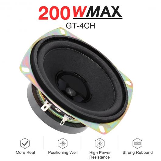 1ピース 4インチ 200W ユニバーサル 同軸 スピーカー 車両 ドア オート オーディオ ミュージック ステレオ フル レンジ 周波数 Hi-Fi スピーカー AL-RR-5428 AL Car parts｜オートパーツエージェンシー2号店 7,703円