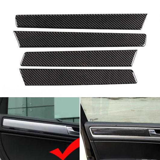 リアル カーボンファイバー インテリア ウインドウ ドア パネル カバー トリム 適用: VW トゥアレグ 2011-2018 AL-QQ-8205 AL Interior parts for cars