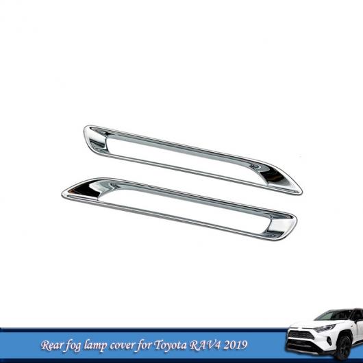 1セット リア フォグランプ カバー バック バンパー フォグライト カバー トリム 適用: トヨタ RAV4 2019 ABS クローム AL-QQ-8413 AL Exterior parts for cars 7,763円
