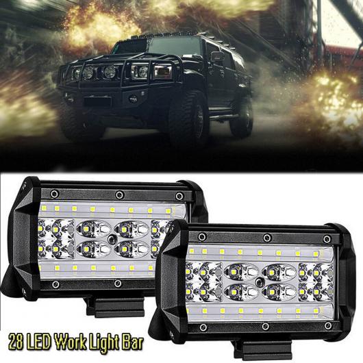 1ピース 5 インチ 72W LED ワーク ライト バー 投光ランプ ワイド スポット コンボ ビーム 12V 24V オフ ロード トラック ATV SUV 4X4 ドライビング LED バー AL-RR-5858 AL Car parts 5,402円