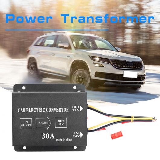 30A パワー コンバータ 電動 インバーター 電圧 リデューサ ステップ-ダウン 変圧器 DC 24V 12V 60W 120W 180W 240W 360W 適用: トラック AL-RR-6151 AL Car parts