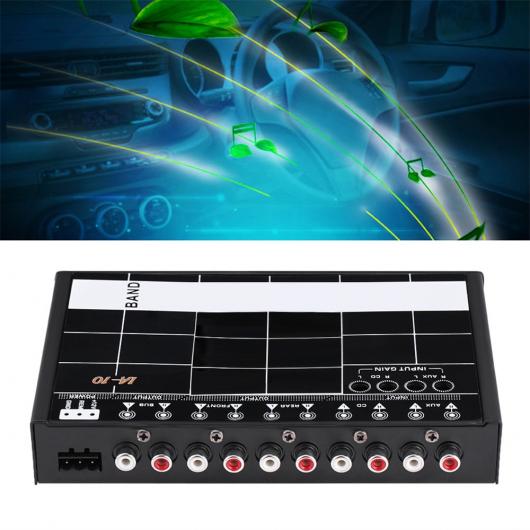 オーディオ グラフィック イコライザ EQ 7S オーディオ ステレオ チューナー 3.5mm 補助 インプット ノブ オーディオ ステレオ AL-RR-6244 Car parts|オートパーツエージェンシー2号店