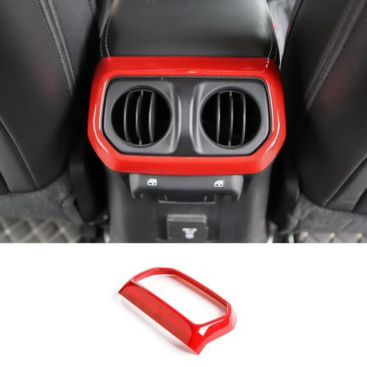 レッド インテリア 装飾 ステッカー インテリア アクセサリー 適用: ジープ/JEEP グラディエーター JT ラングラー JL 2018 2019 2020 2021 リア 通気口 B AL-RR-2264 AL Interior parts for cars