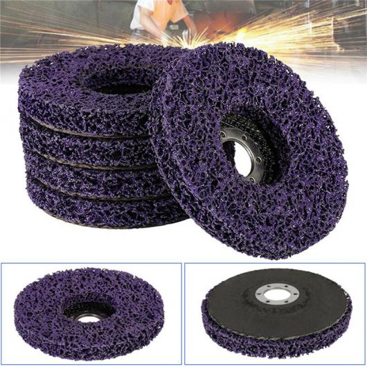 5ピース 125×22mm ポリ ストリップ ディスク 研磨剤 ホイール ペイント 錆 リムーバル クリーン 適用: アングル グラインダー 5ピース AL-SS-0147 AL Car parts